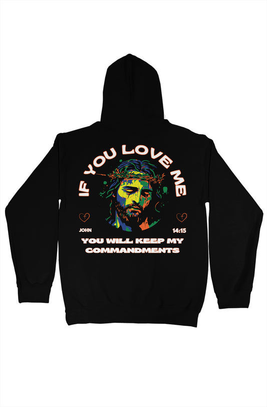 gildan pullover hoody Jesus If you love me Orange/